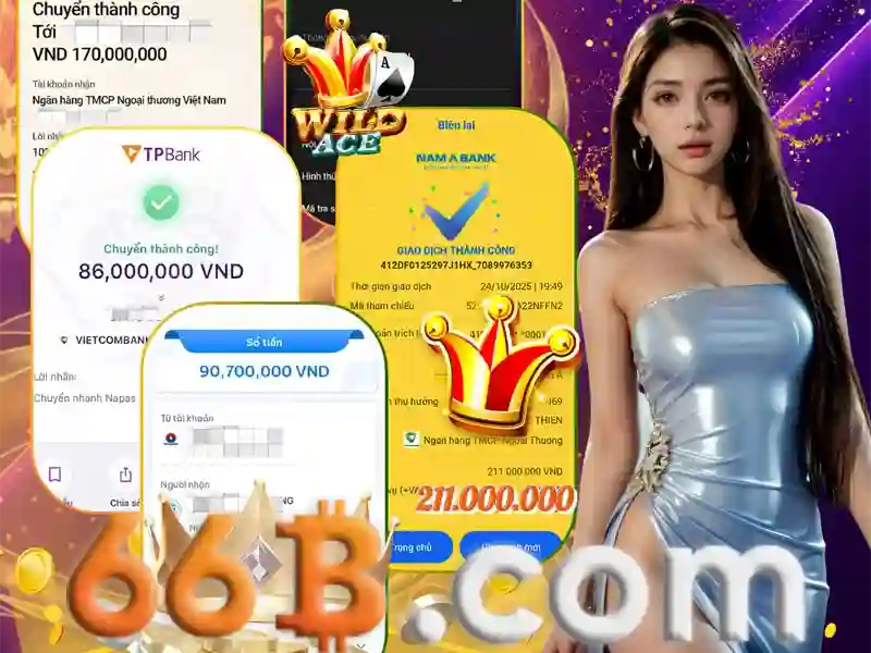 banner khuyen mai 66b voi hinh anh tien thuong va qua tang hap dan